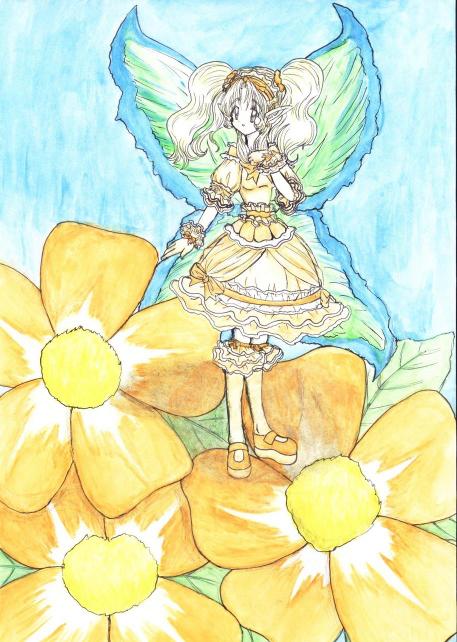 Orange Flower Fairy