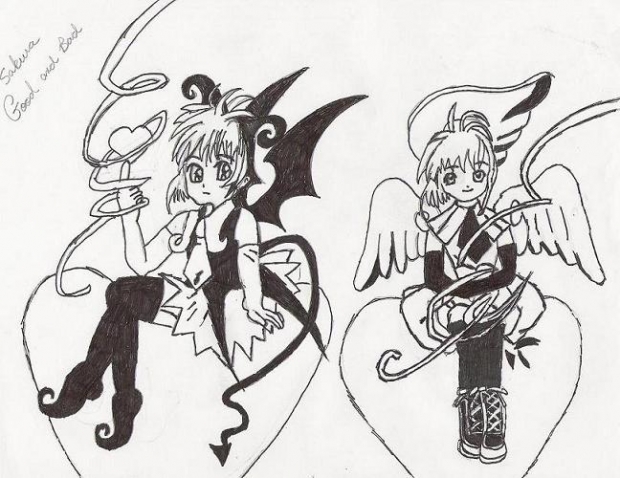 Sakura Good And Evil
