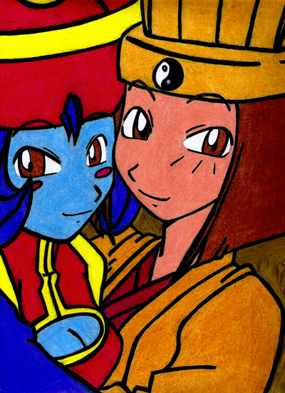 Hsien-ko And Her Sister (mei-ling?)