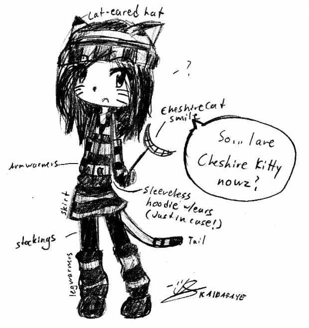 Cheshire Cat Costume-Halloween 2008