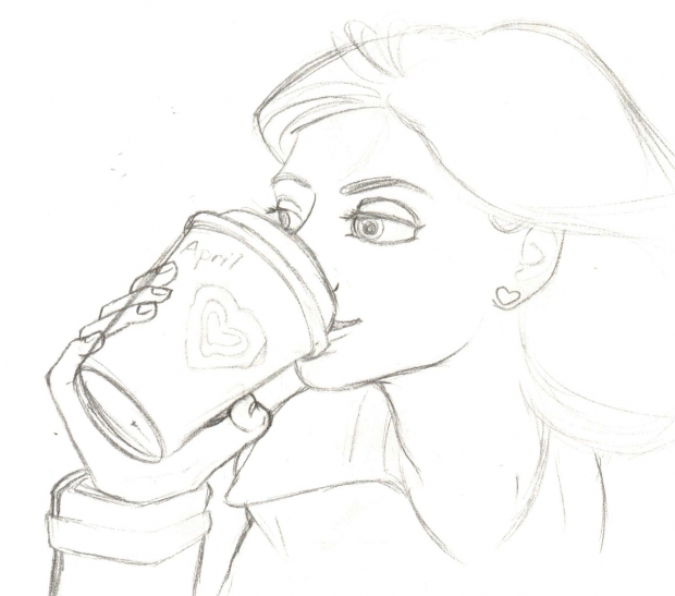 April's Birthday Sketch