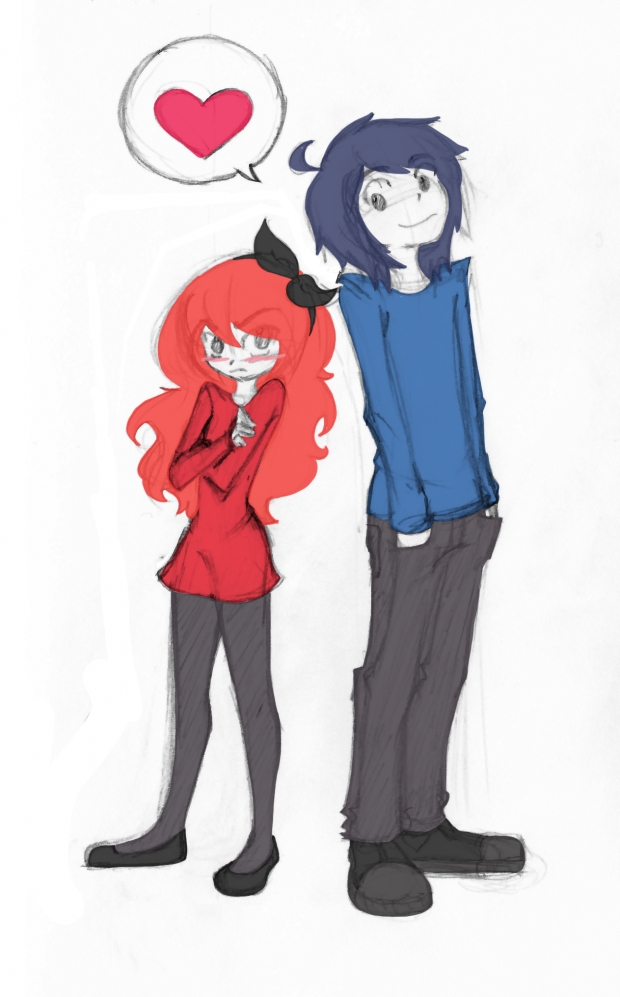 LoveNote: Coloured Sketch