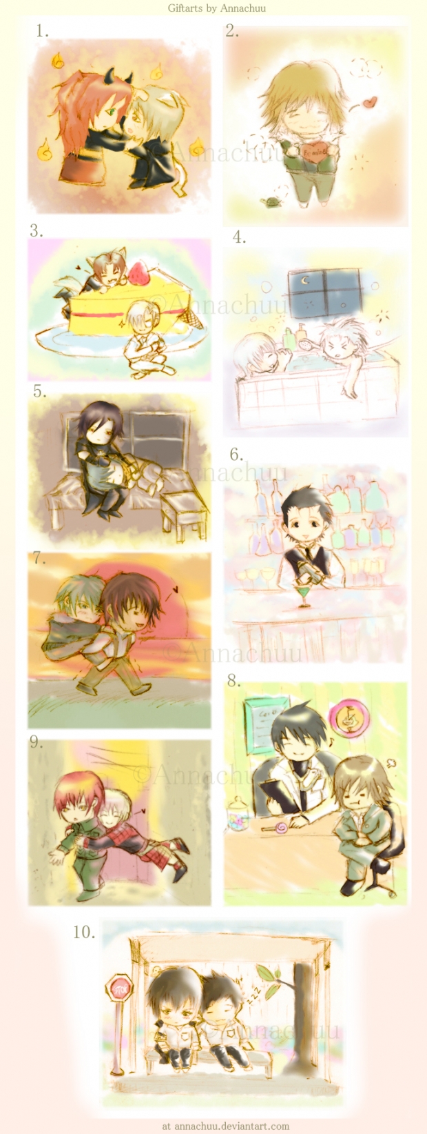 -BL- Chibi Giftarts collection
