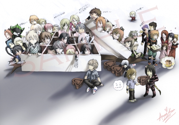 Nitro+CHiRAL splashpage sample
