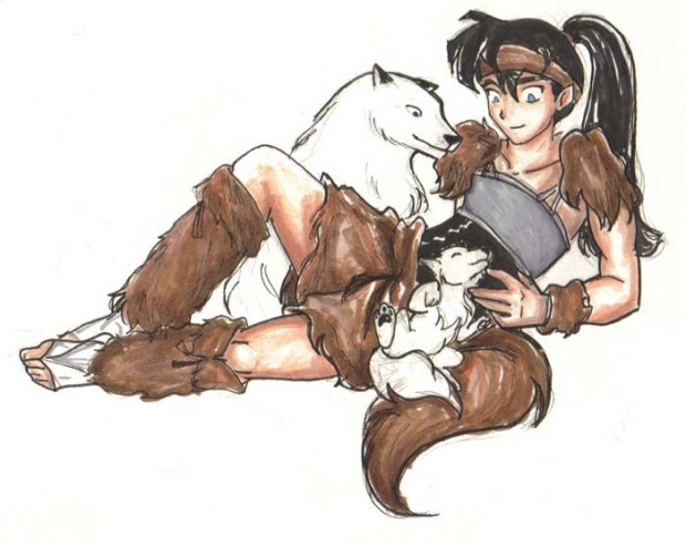 Kouga And His Children