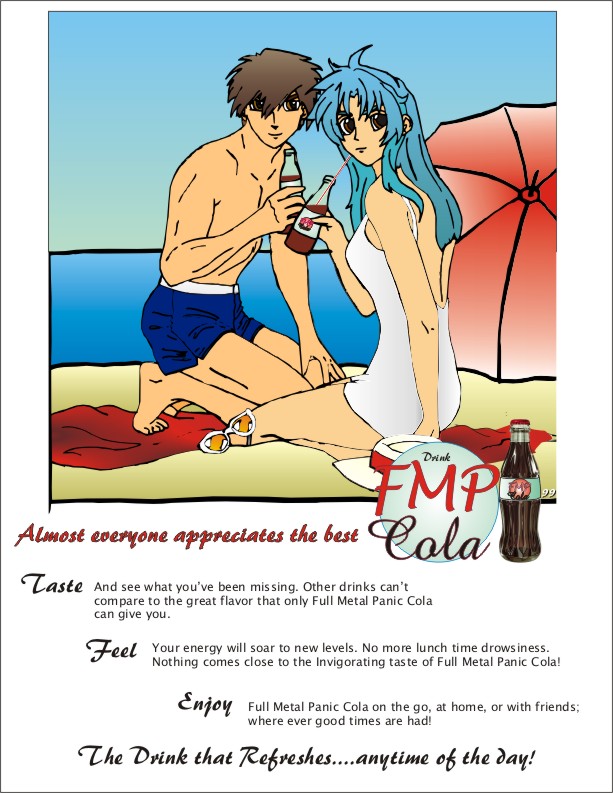 Full Metal Panic Cola Ad