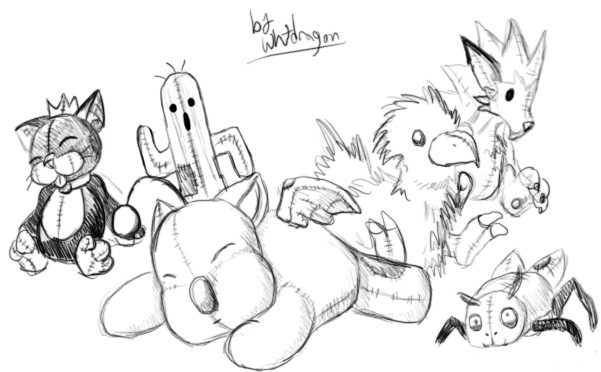 Final Fantasy Plushies!