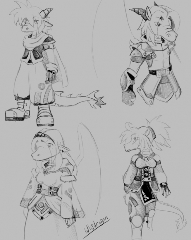 dragon people designs