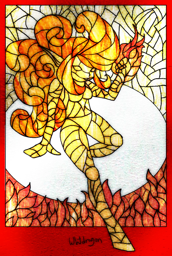 Stained Glass Fire Elemental