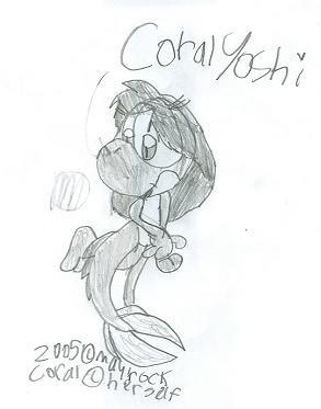Coral Yoshi Sketch