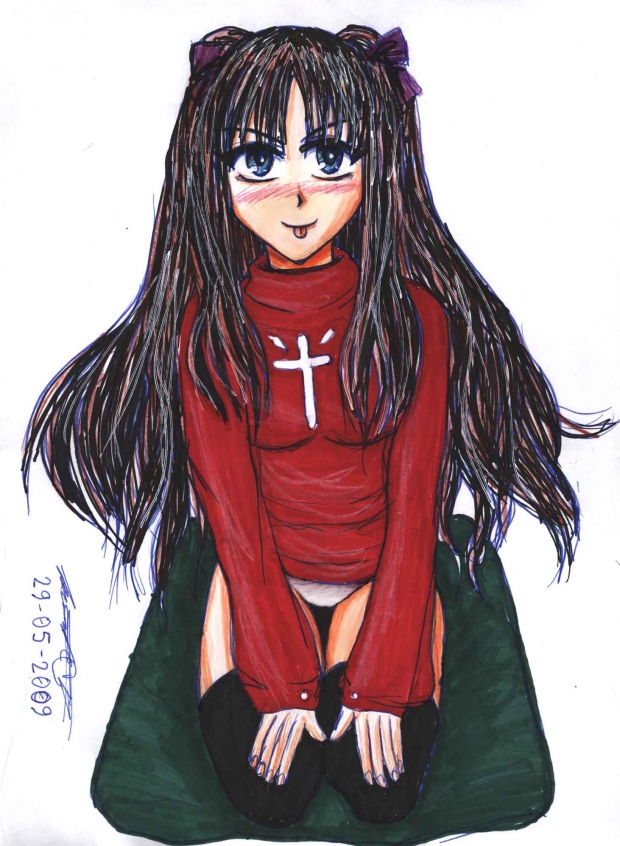 Rin Tohsaka color censored