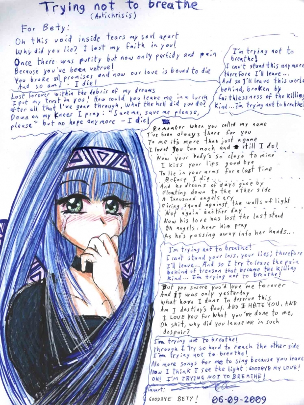 trying not to beathe