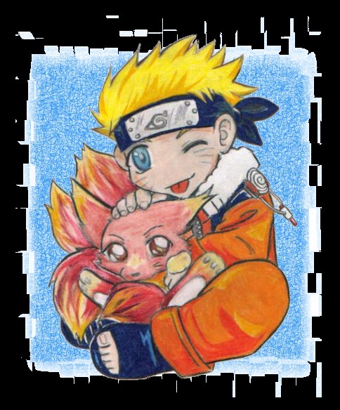 Chibi Naruto&kyubi