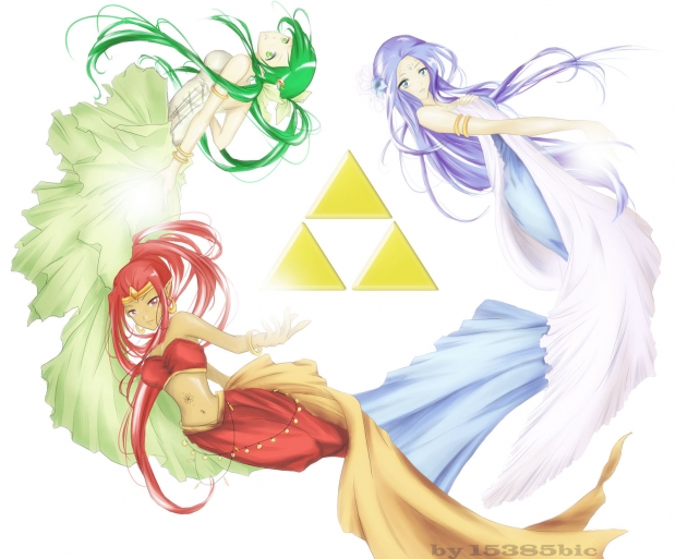 hyrule's three goddesses