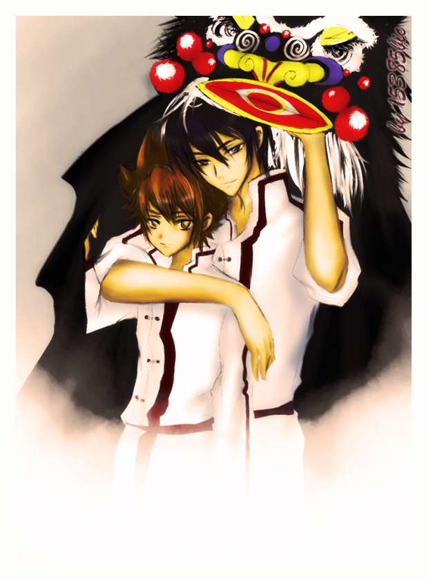 hibari and tsuna's dragon dance