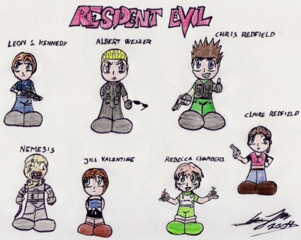 Resident Evil Chibi Style