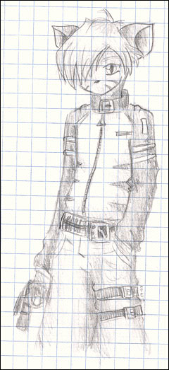 Evil-Looking Cat Person