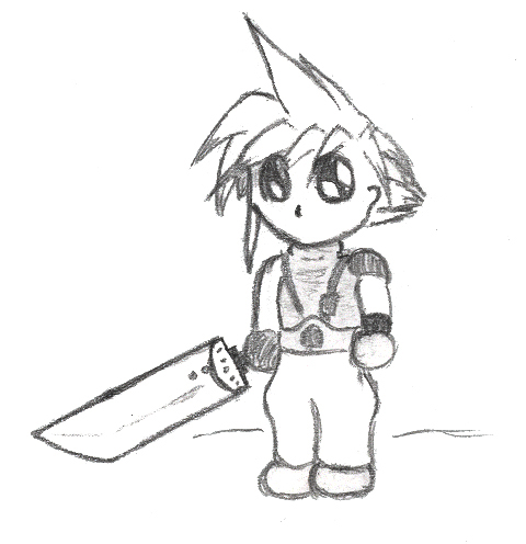 Chibi Cloud Strife