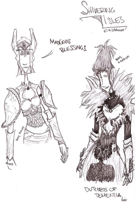 Shivering Isles Sketches