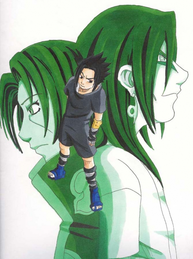 Sasuke Vs. Orochimaru And Itachi