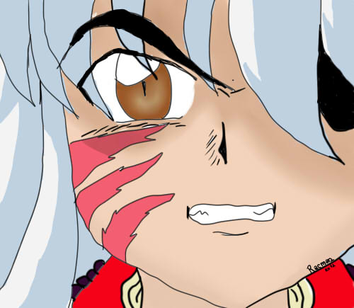 Inuyasha Glaring