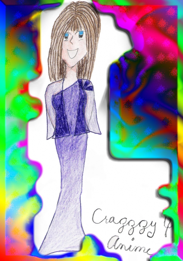 Prom Girl With Frame