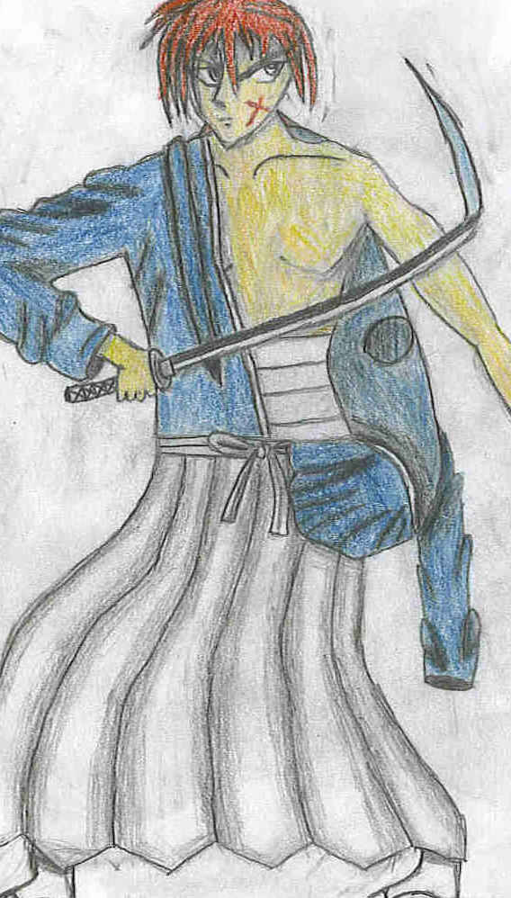 Kenshin In Blue Gee