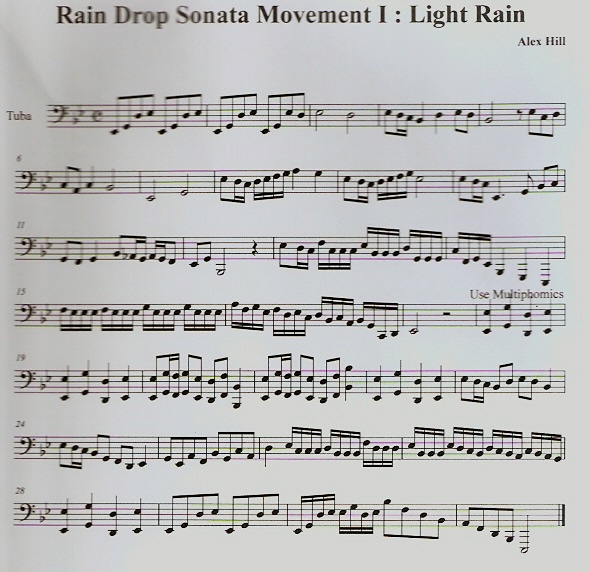 Rain Drop Sonata Movement I : Light Rain