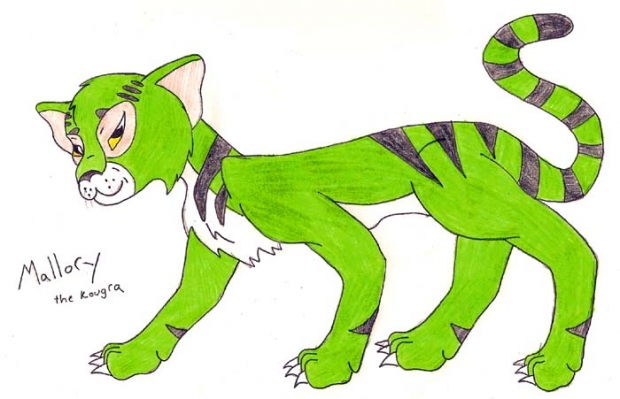 Mallory My Green Kougra