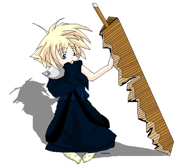 Cloud And Cardboard Gunblade