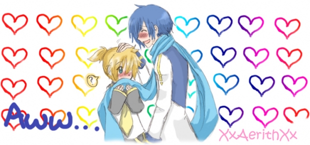 Len + Kaito = L O V E