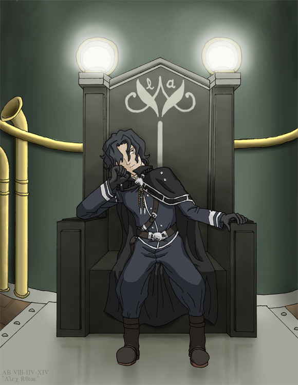 Alex Rowe In His Chair