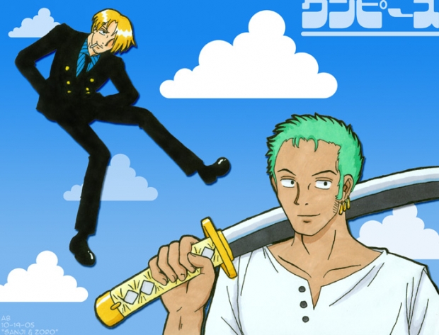 Prismacolors With Sanji & Zoro