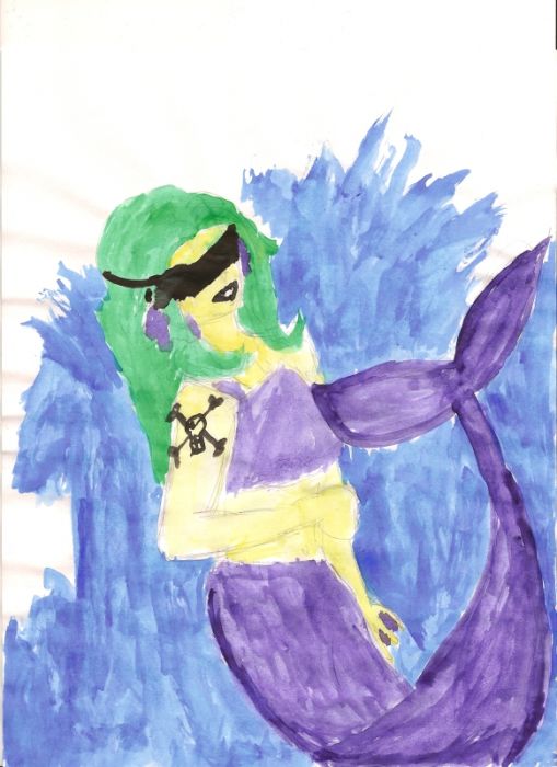 Blind Folded Mermaid