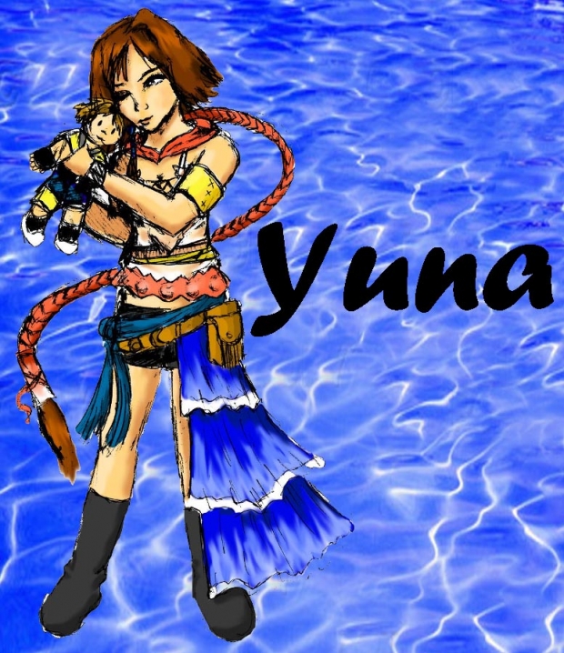 Yuna-my first FF fan art ever