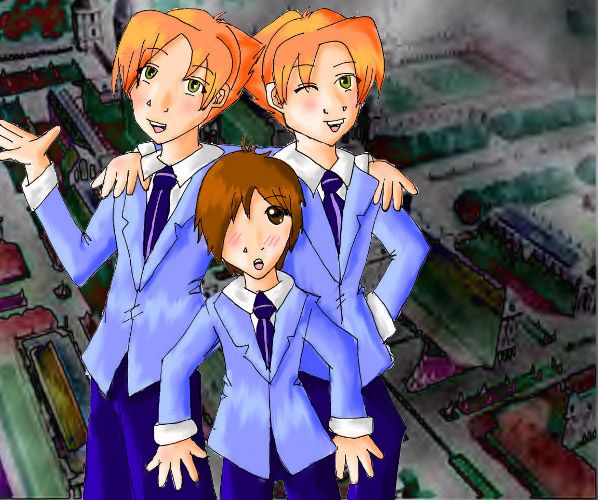 Hikaru, Kaoru, Haruhi