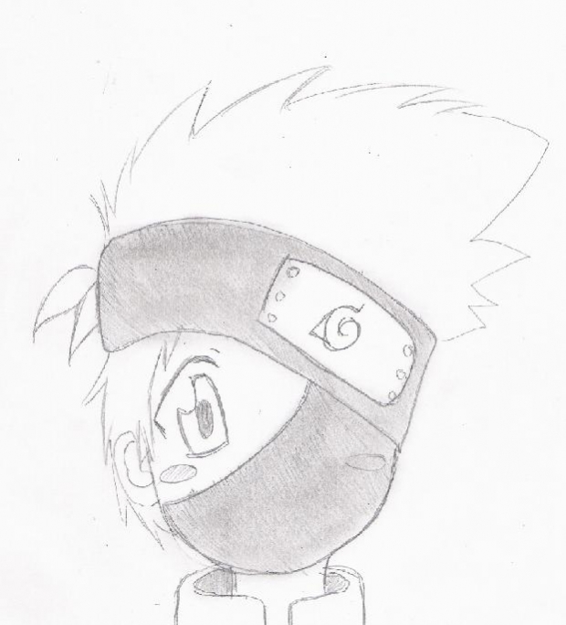 Chibi Kakashi! Kawaii!
