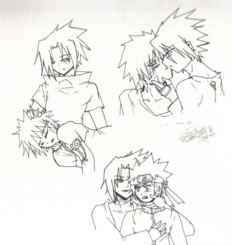 Doodles- Sasunaru