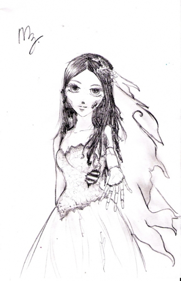 Corpse Bride Anime Style