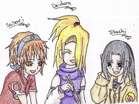 Sasori, Deidara, & Itachi Dress Up