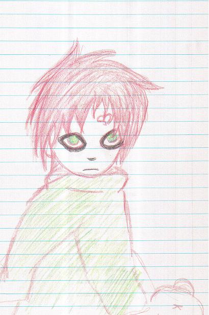 Little Gaara With His Bear