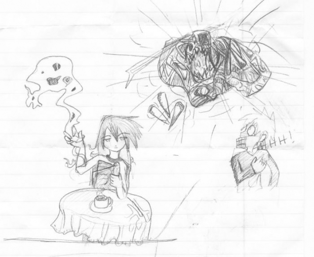 Monster And Tea Time