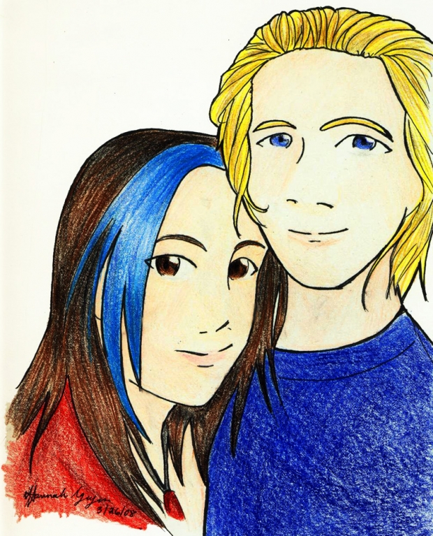 Cheza and her boyfriend.