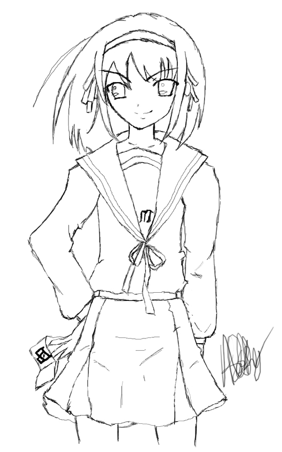 Sos Brigade Haruhi - Sketch