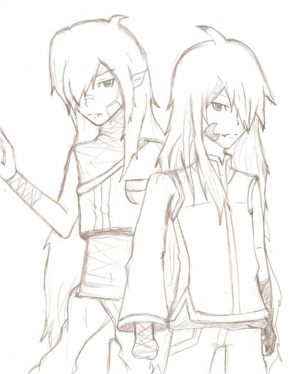 Twins: Hikari the Wolf's OCs