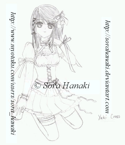Yuki Cross Sketch