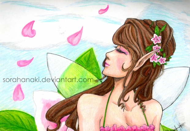 A White and Pink Flower