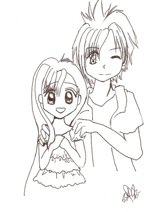 Tifa&cloud Manga Style
