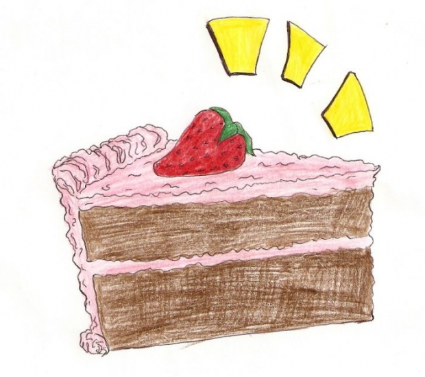 Strawberry Cake Pow!