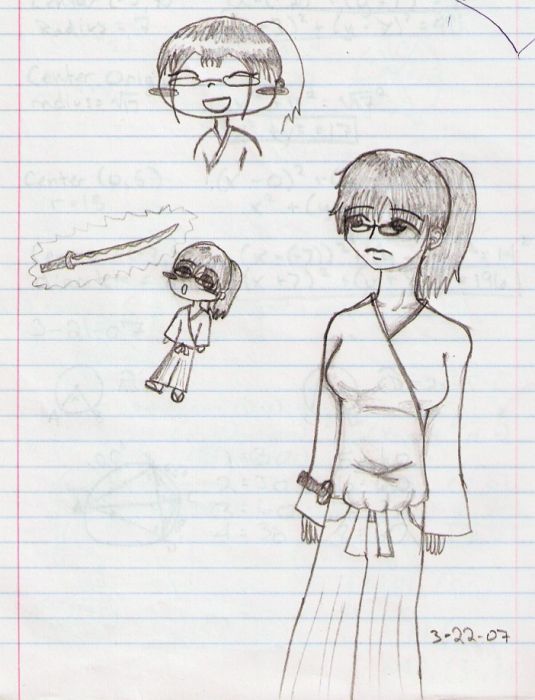 School Scribbles:  Kenshin